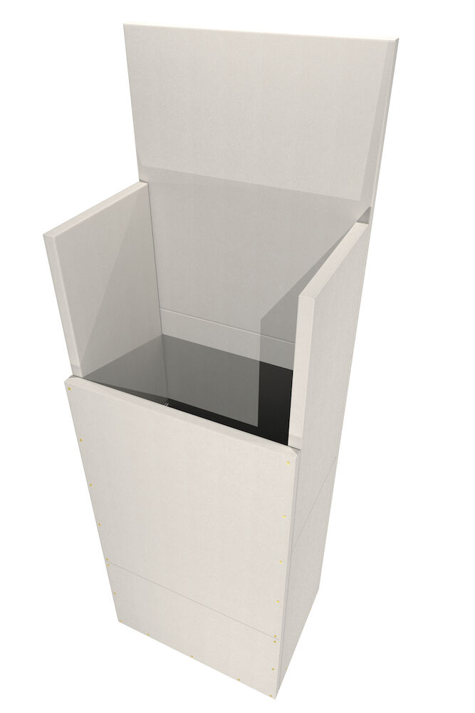 Conduit de ventilation vertical