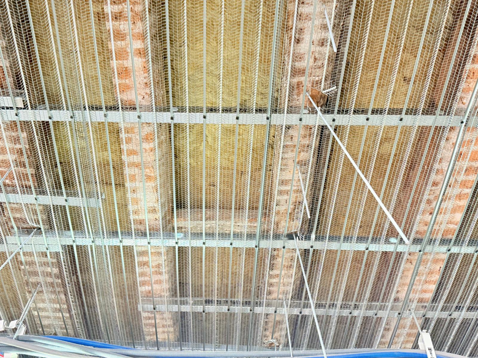 Protection incendie plancher mixte